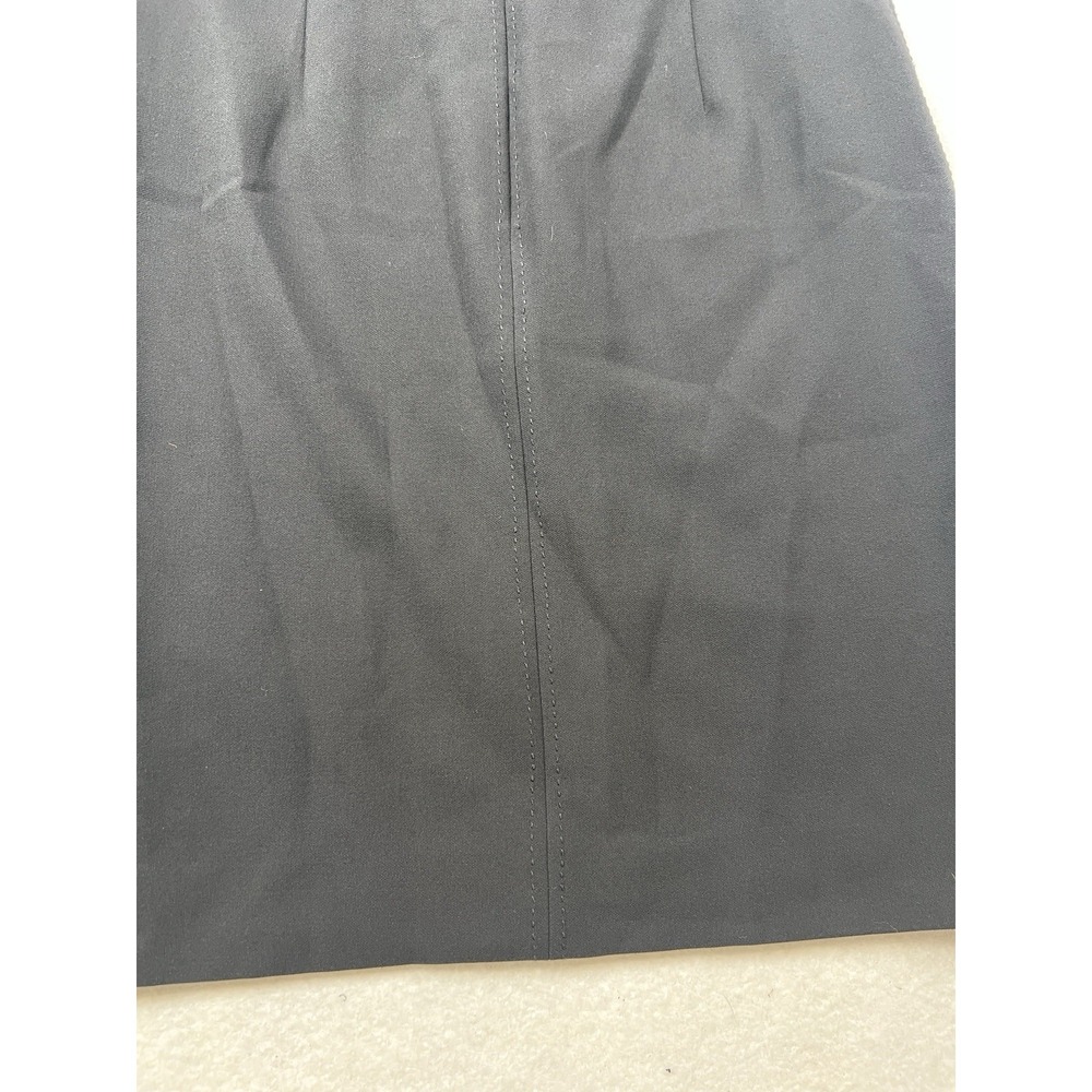 Elizabeth‎ James Black High Neck Halter Dress Size 6 - Picture 8 of 13